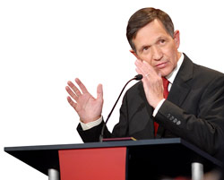 Illustration for article titled On The Campaign Trail With Dennis Kucinich